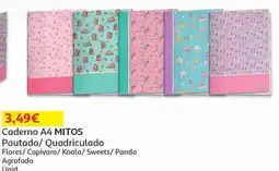 Auchan Caderno A4 mitos promoção