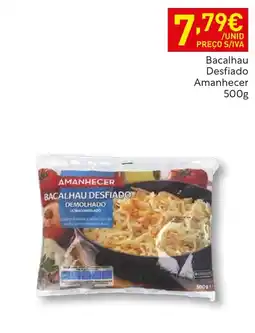Recheio Bacalhau desfiado amanhecer promoção