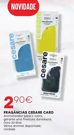 Roady fragâncias cesare card promoção