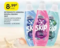 Spar Detergente máquina roupa líquido skip promoção