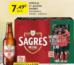 Spar sagres mini branca promoção