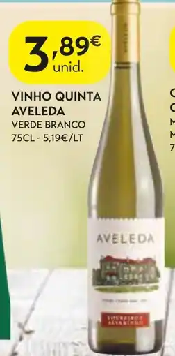 Spar vinho quinta aveleda verde branco promoção