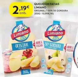 Spar Queijo em fatias limiano promoção