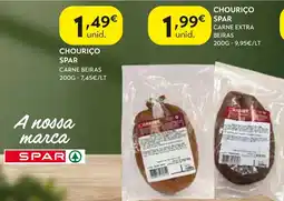 Spar Chouriço spar carne beiras promoção