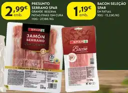 Spar Presunto serrano spar promoção
