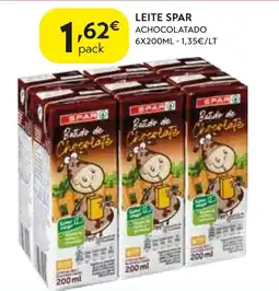 Spar Leite spar achocolatado promoção