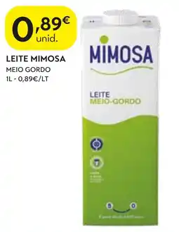 Spar Leite mimosa meio gordo promoção