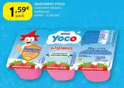 Spar Queijinho yoco suissinho infantil morango promoção