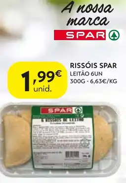 Spar Rissóis spar leitão promoção