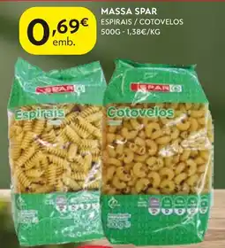 Spar Massa spar espirais / cotovelos promoção