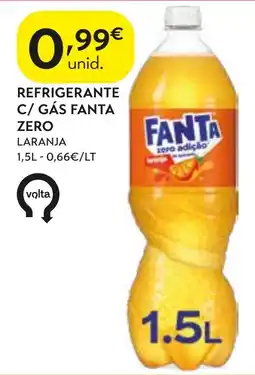 Spar Fanta zero adição laranja promoção