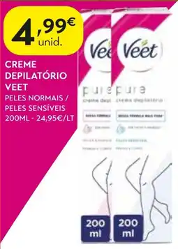 Spar Creme depilatório veet promoção