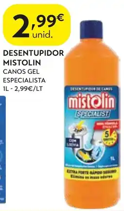 Spar Desentupidor canos gel mistolin especialista promoção