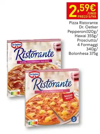 Recheio Pizza Ristorante Dr. Oetker promoção