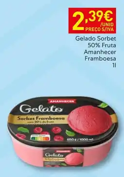 Recheio Gelado Sorbet Amanhecer Framboesa promoção