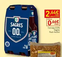 Recheio Cerveja 0.0% Sagres promoção
