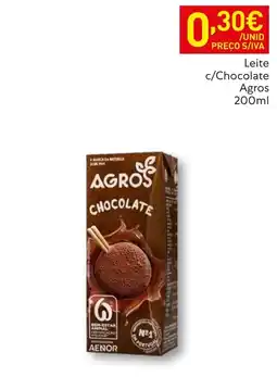 Recheio Leite c/Chocolate Agros promoção