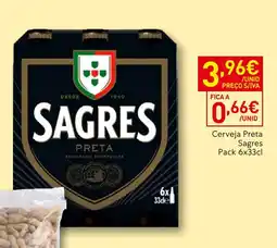 Recheio Cerveja Preta Sagres promoção