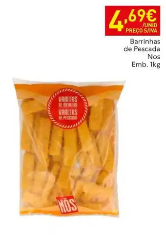 Recheio Varitas de pescada nos promoção