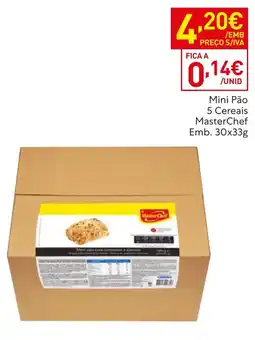 Recheio Mini pão 5 cereais masterchef promoção