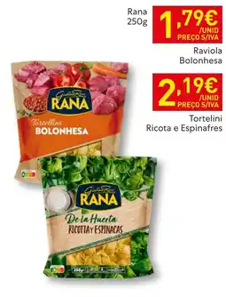 Recheio Rana tortellini bolonhesa promoção