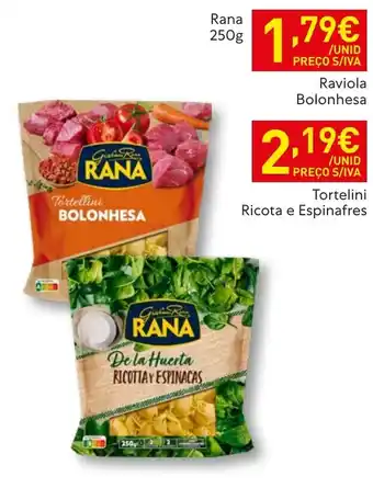 Recheio Rana tortellini bolonhesa promoção