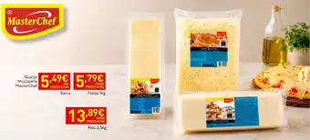 Recheio Queijo Mozzarella MasterChef promoção