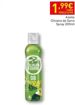 Recheio Azeite oliveira da serra spray promoção