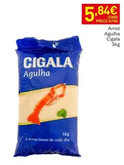 Recheio Arroz agulha cigala promoção