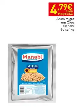 Recheio Atum migas manabi promoção