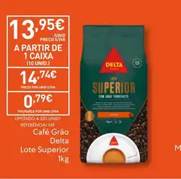 Recheio Café Grão Delta Lote Superior promoção