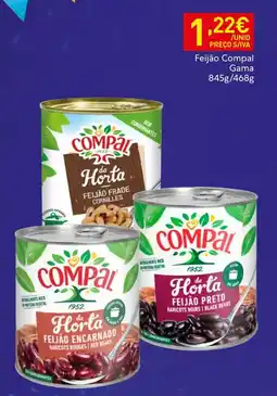 Recheio Feijão compal gama promoção