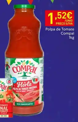 Recheio Polpa de tomate compal promoção