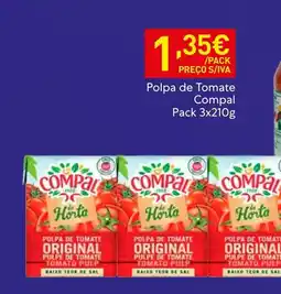 Recheio Polpa de tomate compal promoção