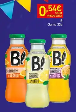 Recheio B! Gama 33cl promoção
