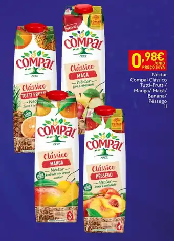 Recheio Néctar Compal Clássico promoção