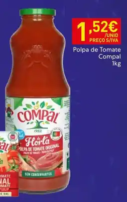 Recheio Polpa de tomate compal promoção