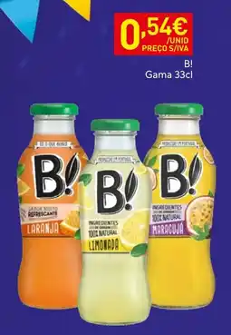 Recheio B! Gama 33cl promoção