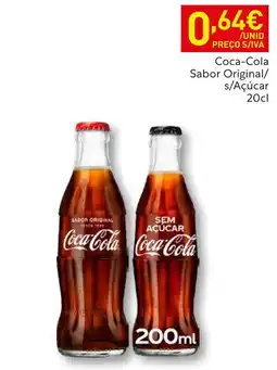 Recheio Coca-Cola sabor original/s/açúcar promoção
