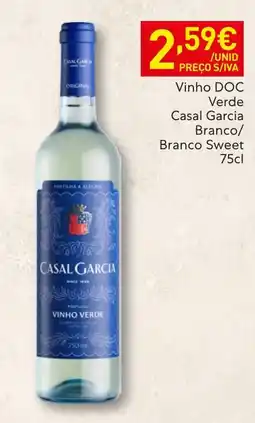Recheio Casal Garcia Vinho Verde Branco/Sweet promoção