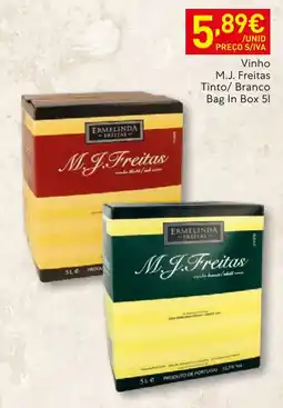 Recheio M.j. freitas vinho tinto / branco promoção