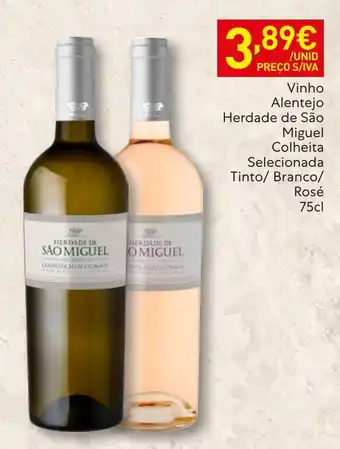 Recheio Vinho Alentejo Herdade de São Miguel promoção