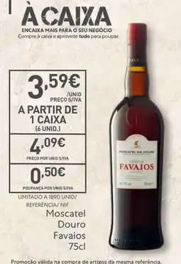 Recheio Moscatel Douro Favaios promoção