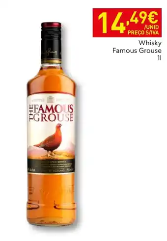 Recheio whisky famous grouse promoção
