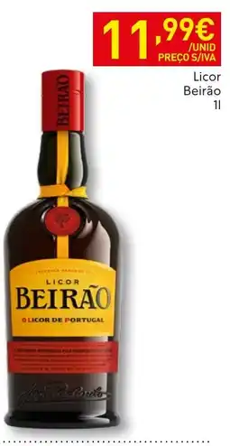 Recheio Licor beirão promoção