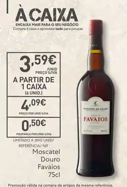 Recheio Moscatel Douro Favaios promoção