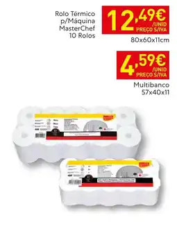 Recheio Rolo Térmico p/Máquina MasterChef promoção