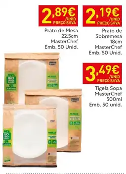 Recheio Prato de Mesa MasterChef promoção