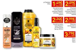 Recheio Schwarzkopf Gliss Condicionador Oil Nutritive/Ultimate Repair/Ultimate Color promoção