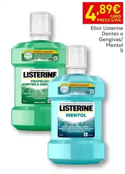 Recheio Elixir Listerine Dentes e Gengivas/Mentol promoção